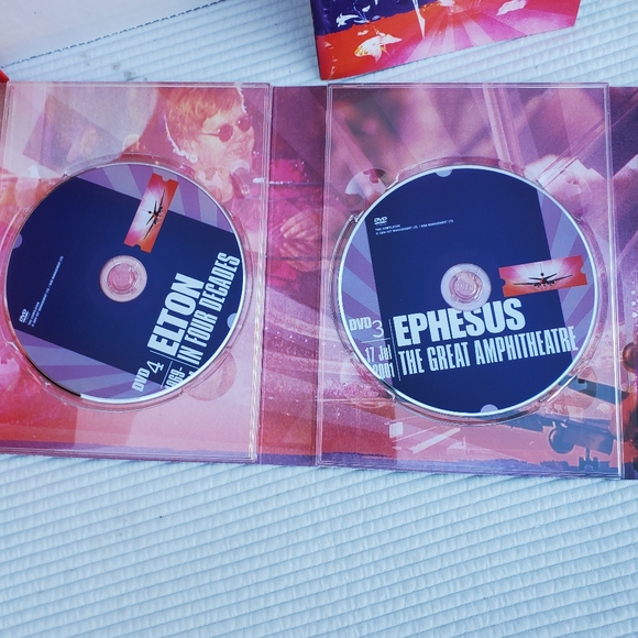 Elton John Dream Ticket Four Destinations Four DVDs New York London Ephesus Set - Picture 10 of 12